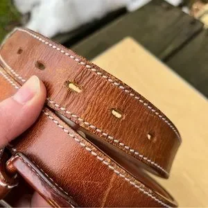 Quadraro | Accessories | Quadraro Vintage Italian Brown  display picture 2